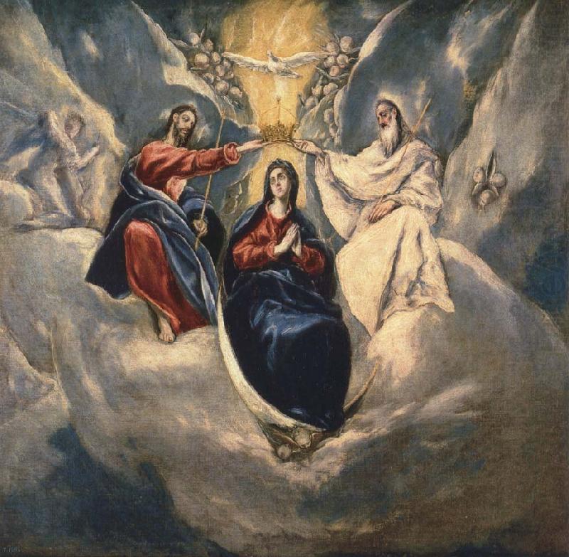 El Greco The Coronation ofthe Virgin china oil painting image